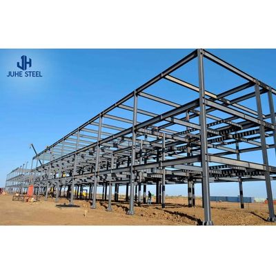1000 mét vuông Prefabricated Ready Made Steel Structure Tòa nhà kho cho nhà máy thực phẩm