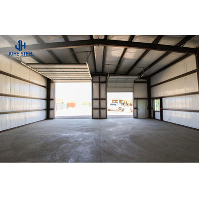 An toàn Cấu trúc thép bền giá rẻ Xưởng kho Prefab Nhà để xe hangar Shed