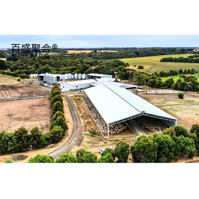 Ưu đãi Prefabricated Steel Structure Ngôi nhà nuôi dê với cửa trượt