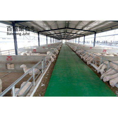 Ánh kính kim loại nhôm Prefab Thép Xây dựng Xây dựng nông nghiệp cho chuồng bò