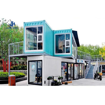 Cấu trúc Thép Luxury Container House Nhà di động 40 Ft Cargo Mobile Luxury hiện đại