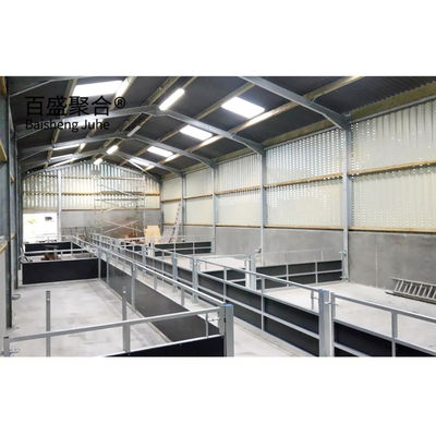Prefab Steel Structure Sheep Shed Farm Building Thiết kế được làm bằng thép carbon thấp Q235