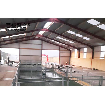 Cấu trúc thép được chứng nhận ISO9001 2008/CE/BV cho trang trại gia cầm và dê