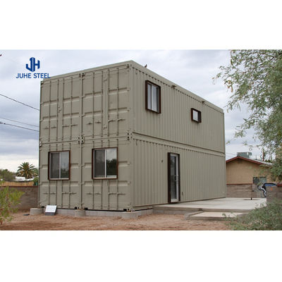 Khách sạn Flat Pack Container House Prefab 20ft Hành động Gập gấp Slide ra cấu trúc thép