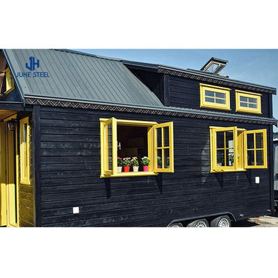 Khách sạn Nhà nhỏ Prefab với nhà container và phòng ngủ thiết kế hiện đại