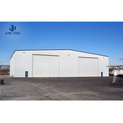 Industrial Prefabricated Steel Structure Workshop Hall với cửa sổ hợp kim nhôm