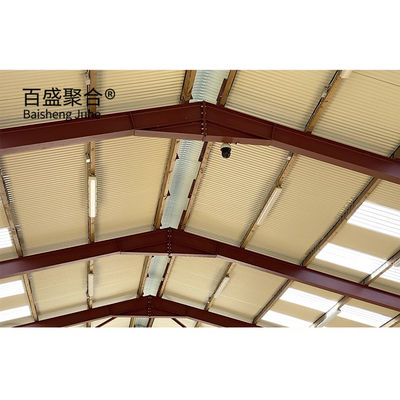 Q345 Cấu trúc thép Tòa nhà kim loại chế tạo sẵn để xây dựng trang trại chăn nuôi cừu và dê