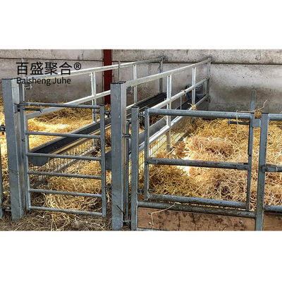 Q345 Cấu trúc thép Tòa nhà kim loại chế tạo sẵn để xây dựng trang trại chăn nuôi cừu và dê