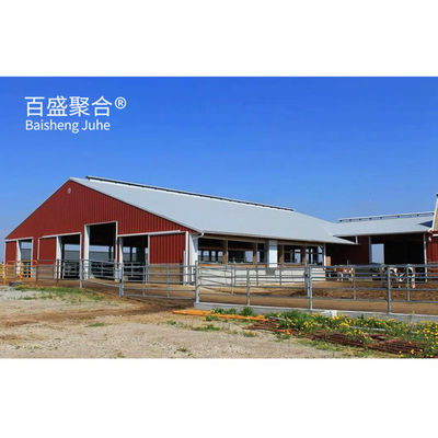PKPM Thiết kế thiết kế Khung cấu trúc thép nhẹ ổn định và bền cho chuồng bò hiện đại