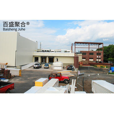 Logistic Warehouse phòng lưu trữ lạnh với cấu trúc lưới dài và thiết kế AutoCAD
