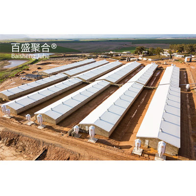 Cấu trúc trang trại lợn chế tạo sẵn cho dịch vụ uốn cong