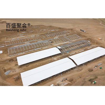 Cấu trúc trang trại lợn chế tạo sẵn cho dịch vụ uốn cong