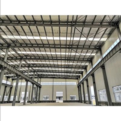 Prefab Steel Structure Warehouse Workshop Tòa nhà Xây dựng với thiết kế vẽ 3D
