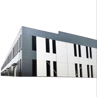 Prefab Steel Structure Warehouse Workshop Tòa nhà Xây dựng với thiết kế vẽ 3D