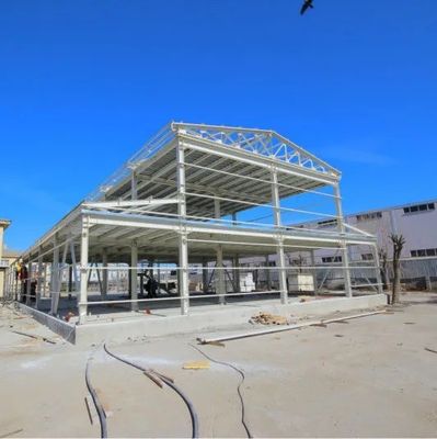 Nhà kho cấu trúc thép sản xuất chuyên nghiệp nhanh chóng lắp ráp thiết kế hiện đại Prefab