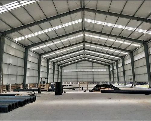 Nhà xưởng thép 1000 mét vuông Xây dựng kho sẵn sàng cho thực phẩm