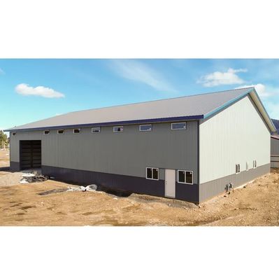 Nhà xưởng thép 1000 mét vuông Xây dựng kho sẵn sàng cho thực phẩm