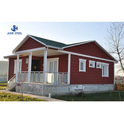 Villa Prefab với sàn gạch gốm Thiết kế hiện đại Khách sạn Cấu trúc thép nhẹ