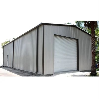 Cấu trúc thép Tòa nhà kho Prefab Nhà để xe Xây dựng bộ với thiết kế AutoCAD