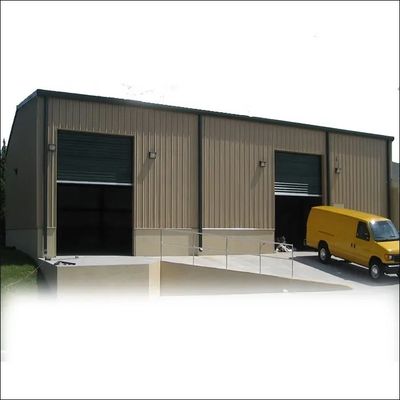 Cấu trúc thép Tòa nhà kho Prefab Nhà để xe Xây dựng bộ với thiết kế AutoCAD