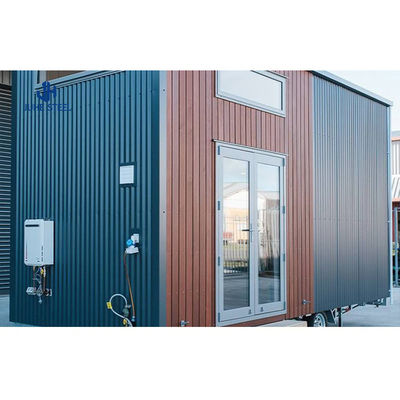 4 phòng ngủ Nhà chế tạo sẵn Cấu trúc thép Nhà container sang trọng với màu sắc tùy chỉnh