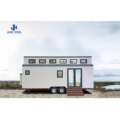 Màu sắc tùy chỉnh CAD / 3D Nhà chế tạo sẵn cho các tòa nhà container hai tầng hiện đại sang trọng