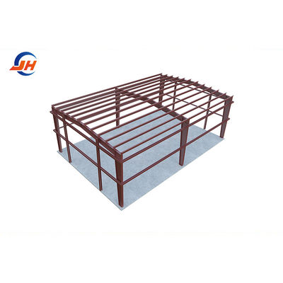 Single Steel Sheet Roofing Three-car Capacity 24x36 Garage for Small Auto Repair Shop Nhà để xe nhỏ