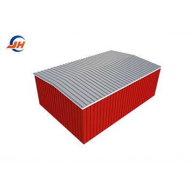Single Steel Sheet Roofing Three-car Capacity 24x36 Garage for Small Auto Repair Shop Nhà để xe nhỏ