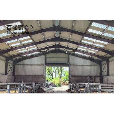 Aluminium hợp kim cửa sổ kim loại Căn hộ nuôi dê Thiết kế Cấu trúc thép Nhà chăn cừu PKPM