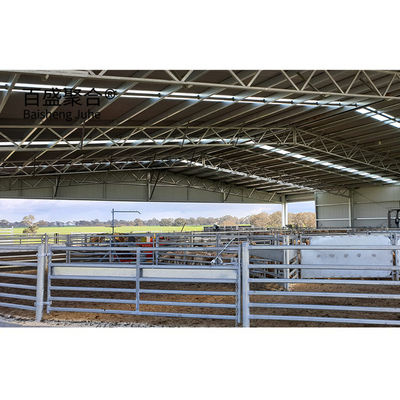 Aluminium hợp kim cửa sổ kim loại Căn hộ nuôi dê Thiết kế Cấu trúc thép Nhà chăn cừu PKPM