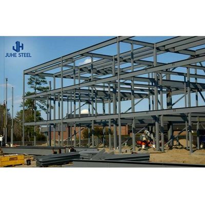 Tiêu chuẩn ASTM Q235B / Q345B Cửa sổ đo nhẹ Tòa nhà khung thép Cửa hàng dự chế