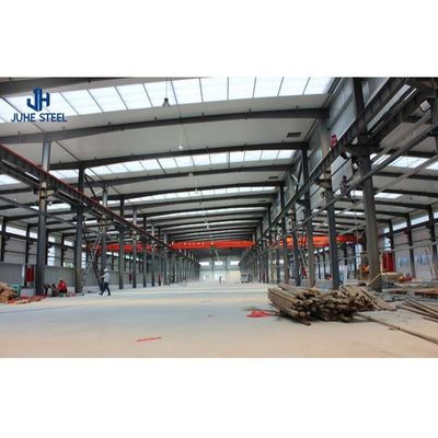 Thiết kế nhanh Khung cấu trúc thép nhẹ Kho chứa kim loại tiền chế với độ trải dài lớn