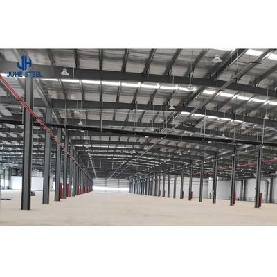 Thiết kế nhanh Khung cấu trúc thép nhẹ Kho chứa kim loại tiền chế với độ trải dài lớn