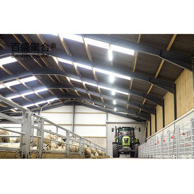 Giá cả phải chăng Prefab Metal Building Sheep Goat Farm Shed House với thiết kế vẽ PKPM