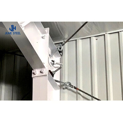 Khung chính thép hình H-Beam nguyên khối Chỗ chứa kim loại chế tạo sẵn cho xây dựng