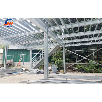 Cơ cấu thép tùy chỉnh kho với khung chính hình H cứng hạng Q235/Q345B