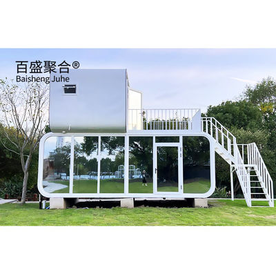 Custom Modern Steel Portable Space Capsule House với nhà bếp Nhà chứa Prefab 40ft