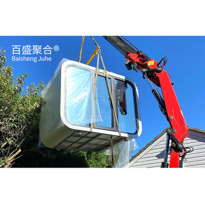 Custom Modern Steel Portable Space Capsule House với nhà bếp Nhà chứa Prefab 40ft