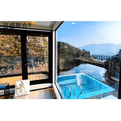 Modern Villa Prefab House Smart Space Capsule Living for Pre Made Modular Cabin Homes (Nhà xây dựng biệt thự hiện đại)