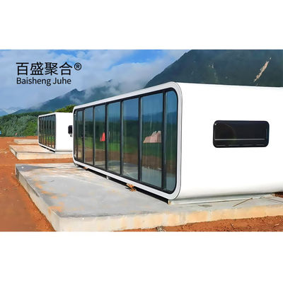 Mobile Integrated House Eco Friendly Galvanized Steel Frame cho Apple Capsule (Nhà tích hợp di động thân thiện với môi trường)