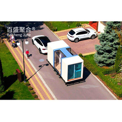 Mobile Integrated House Eco Friendly Galvanized Steel Frame cho Apple Capsule (Nhà tích hợp di động thân thiện với môi trường)