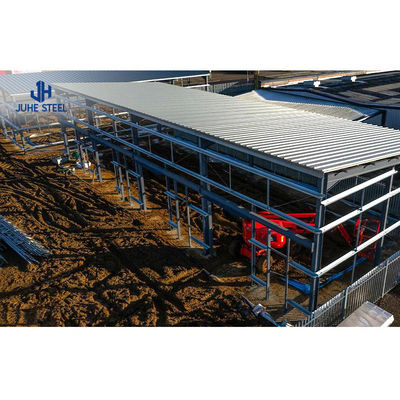 Cấu trúc thép Cấu trúc chuồng trọng lượng nhẹ cho thiết kế chuồng công nghiệp tùy chỉnh