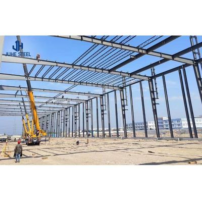 Hình dạng H-S Solid Steel Beam Main Frame Fast Install Steel Structure Tòa nhà kho