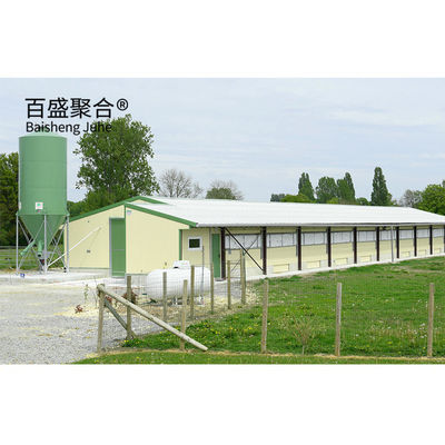 Thép Beams H Beams Chicken Cage Chicken Rabbit House Một tấm thép tường mái nhà