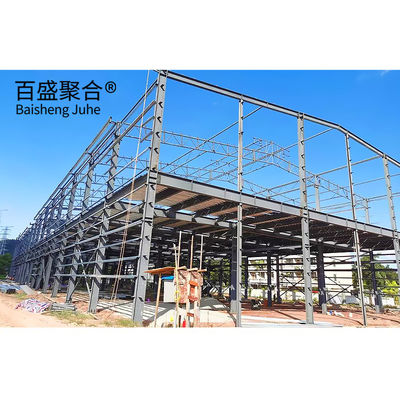 Q355 Q235B Thép cấp siêu thị Nhà thép Prefab cho xây dựng cấu trúc thép