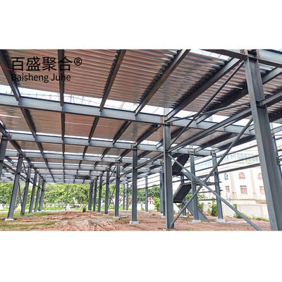 Q355 Q235B Thép cấp siêu thị Nhà thép Prefab cho xây dựng cấu trúc thép