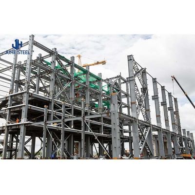 Khung chính thép nhẹ Q345 Q235 Cấu trúc thép tiền chế Xưởng kho