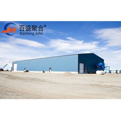 Khung chính Solid H-shaped Steel Beam Light Building Steel Structure Nhà xưởng kho