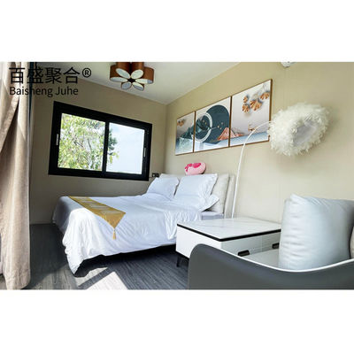 Văn phòng khung thép galvanized Nhà chế tạo sẵn Cabin táo để sống và làm việc