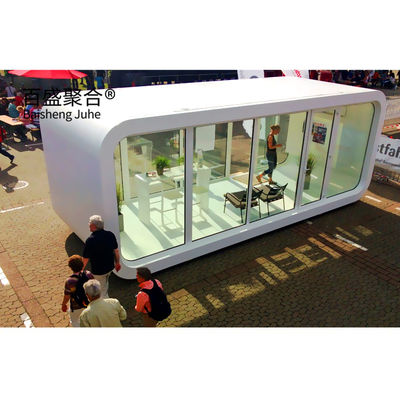 Kiosk House Apple 20Ft 40Ft Thép kẽm khung ngoài trời Modern Prefab Office Pod Cabin